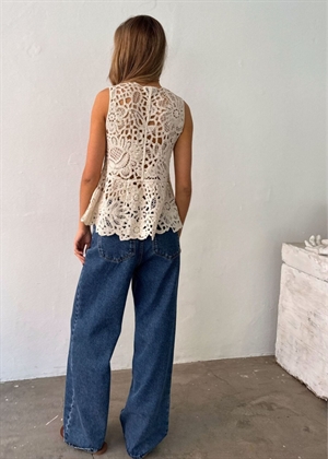 Eden knit top Offwhite Boii Studios 
